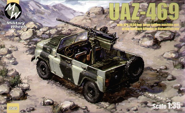 Military Wheels - UAZ-469 North alliance Afganistan Military Wheels - UAZ-469 North alliance Afganistan